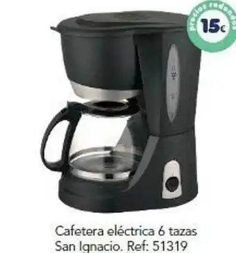 Tiendas MGI Cafetera Eléctrica 6 Tazas San Ignacio oferta