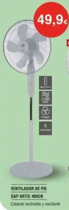 Milar S&P Artic Ventilador de Pie 405CN oferta