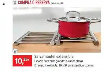 Bauhaus Salvamantel Extensible oferta