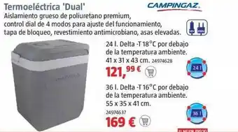 Bauhaus Termoélectrica 'dual' Campingaz oferta
