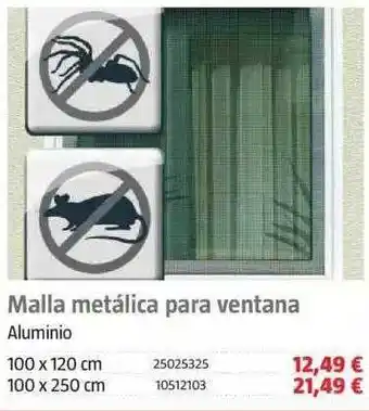 Bauhaus Malla Metálica Para Ventana oferta