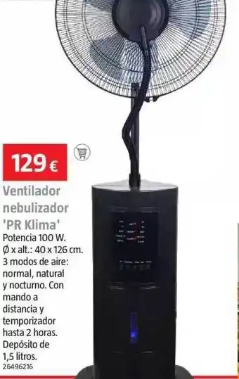 Bauhaus Ventilador Nebulizador 'pr Klima' oferta