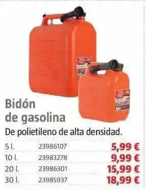 Bauhaus Bidón De Gasolina oferta