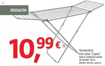 Bauhaus Tendedero Con Alas 'capry' oferta