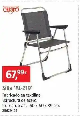 Bauhaus Silla 'al-219' Crespo oferta