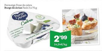 Sorli Formatge Fresc De Cabra Burgo De Arias oferta