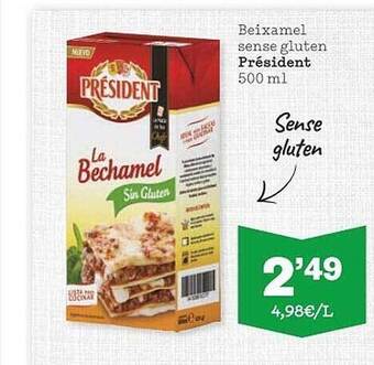 Sorli Beixamel Sense Gluten Président oferta