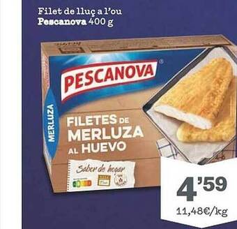 Sorli Filet De Lluç A L'ou Pescanova oferta