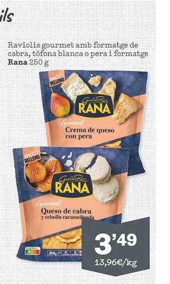 Sorli Raviolis Gourmet Amb Formatge De Cabra, Tòfona Blanca O Pera I Formatge Rana oferta