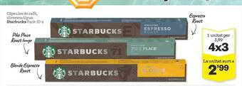 Sorli Càpsules De Cafè Diversos Tipus Starbucks oferta