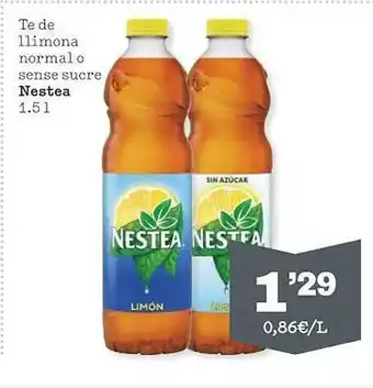 Sorli Te De Llimona Normal O Sense Sucre Nestea oferta