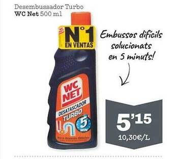 Sorli Desembussador Turbo Wc Net oferta