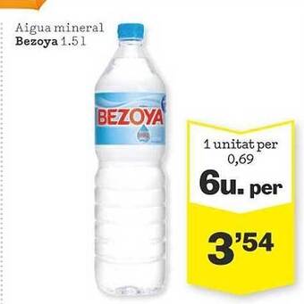 Sorli Aigua Mineral Bezoya oferta