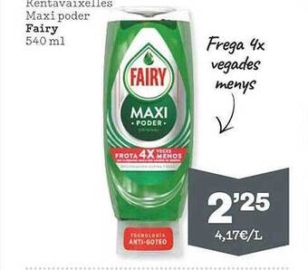 Sorli Rentavaixelles Maxi Poder Fairy oferta