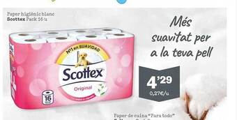 Sorli Paper Higiènic Blanc Scottex oferta
