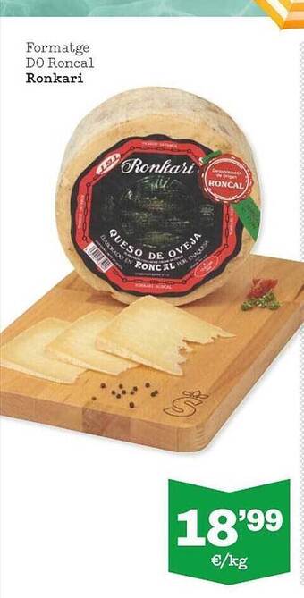 Sorli Formatge Do Roncal Ronkari oferta