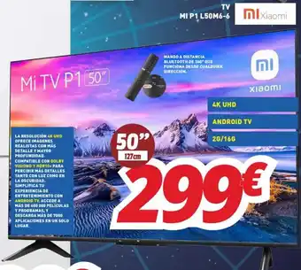 Mi electro Xiaomi TV MI P1 L50M6-6 50" 127 cm oferta