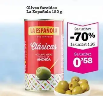 Sorli 2a Unitat -70% Olives Farcides La Española oferta