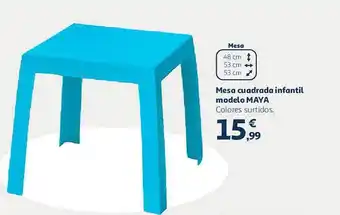 Alcampo Mesa Cuadrada Infantil Modelo Maya Colores Surtidos oferta