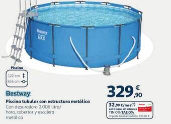 Alcampo Bestway Piscina Tubular Con Estructura Metálica oferta