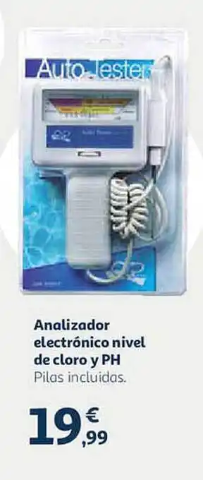 Analizador Electrónico Nivel De Cloro Y Ph