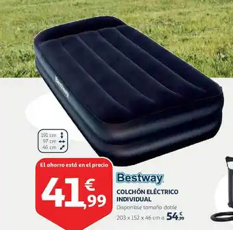 Alcampo Bestway Colchó Eléctrico Individual oferta