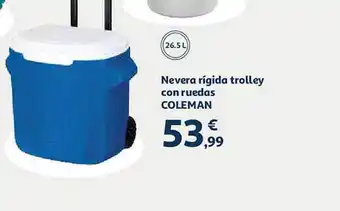 Alcampo Nevera Rígida Trolley Con Ruedas Coleman oferta