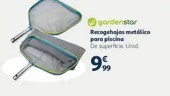 Alcampo Gardenstar Recogehojas Metálico Para Piscina oferta