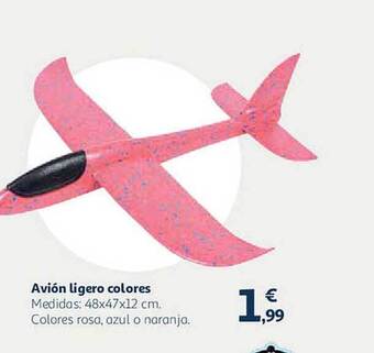 Alcampo Avión Ligero Colores oferta