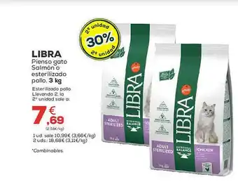 Kiwoko Libra Pienso Gato Salmón O Estrlizido Pollo oferta