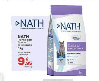 Kiwoko Nath Pienso Gato Adulto Esterilizado oferta