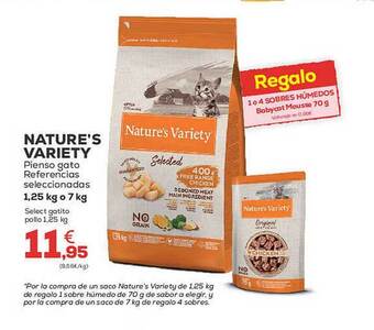 Kiwoko Nature's Variety Pienso Gato Referencias Seleccionadas oferta