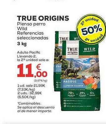Kiwoko True Origins Pienso Perro Wild Referencias Seleccionadas oferta