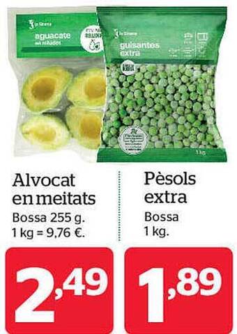 La Sirena Alvocat En Meitats Pèsols Extra oferta