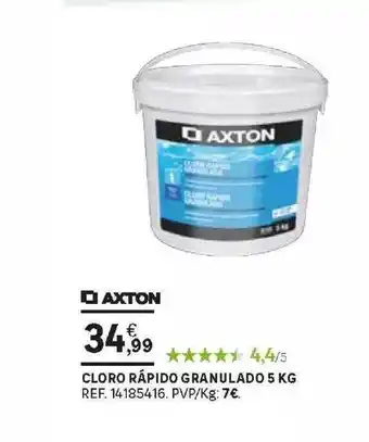 Leroy Merlin Axton Cloro Rápido Granulado 5 Kg oferta