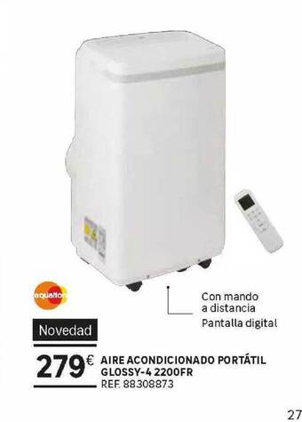 Leroy Merlin Aire Acondicionado Portátil Glossy-4 2200fr oferta
