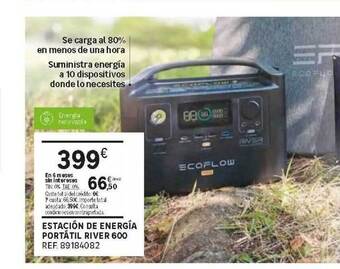 Leroy Merlin Estación De Energía Portátil River 600 oferta