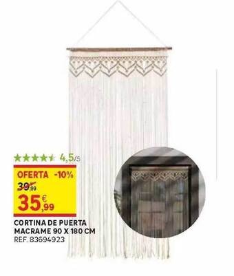 Leroy Merlin Cortina De Puerta Macrame 90 X 180 Cm oferta