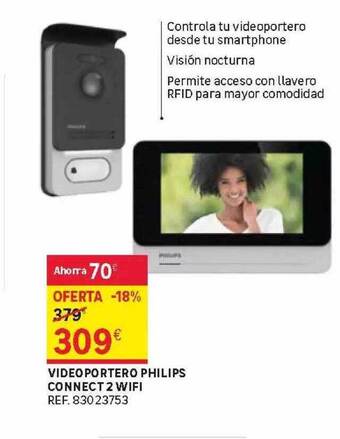 Leroy Merlin Videoportero Philips Connect 2 Wifi oferta