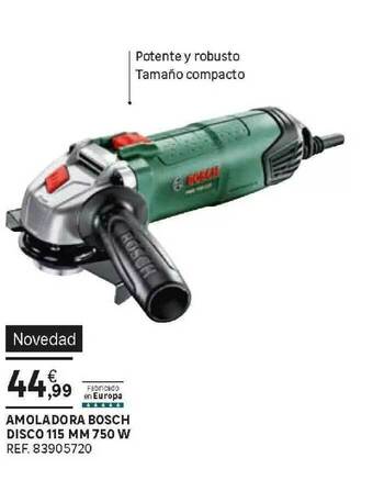 Leroy Merlin Amoladora Bosch Disco 115 Mm 750 W oferta