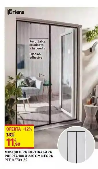 Leroy Merlin Mosquitera Cortina Para Puerta 100 X 230 Cm Negra oferta