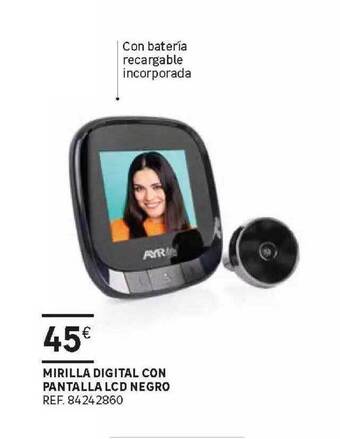 Leroy Merlin Mirilla Digital Con Pantalla Lcd Negro oferta