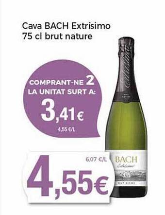 Keisy Cava Bach Extrisimo Brut Nature oferta