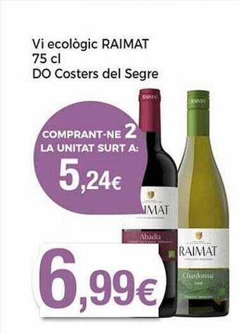 Keisy Vi Ecològic Raimat Do Costers Del Segre oferta