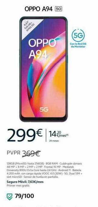 Movistar Oppo A94 5g oferta