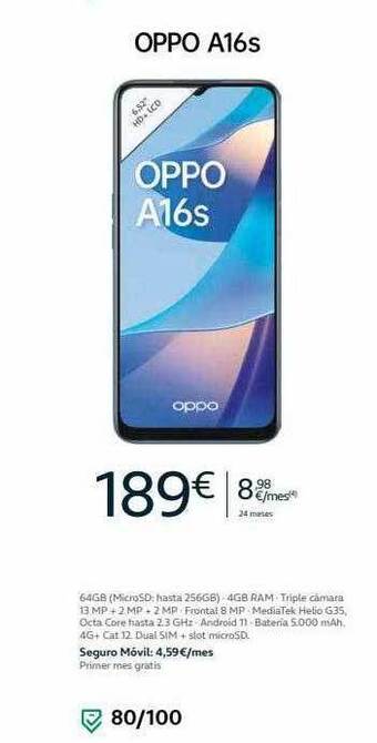 Movistar Oppo A16s oferta