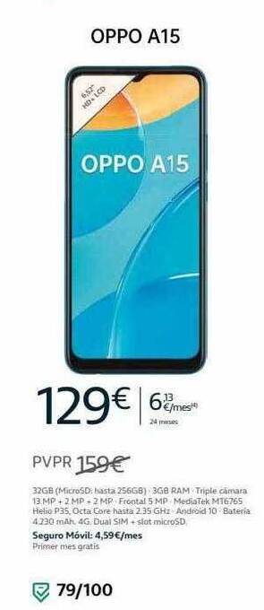 Movistar Oppo A15 oferta