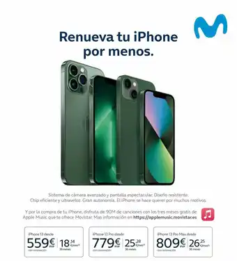 Movistar Renueva Tu Iphone Por Menos oferta