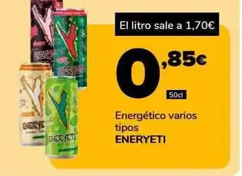 Supeco Energético Varios Tipos Eneryeti oferta