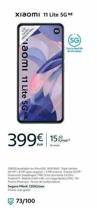 Movistar Xiaomi 11 Lite 5g oferta